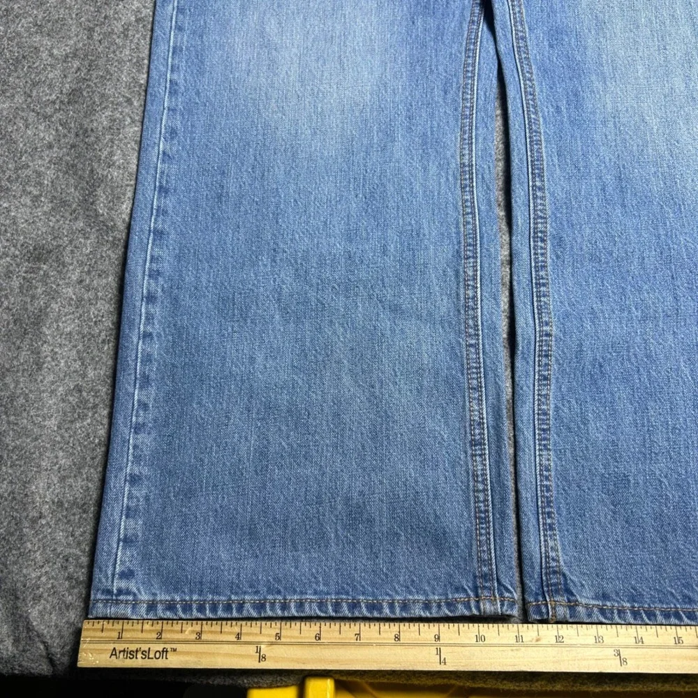 Old Navy 90s Baggy Skater Jeans Blue Wide Leg Denim 40x32